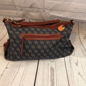 Dooney & Burke denim signature bag